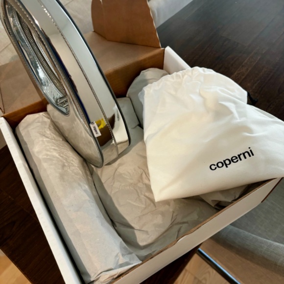 COPERNI -MIRRORED SYNTHETIC MINI SWIPE BAG SILVER - Picture 7 of 8
